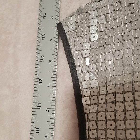 Kaj Ani Gray Silver Sequined Skirt - Picture 10 of 12